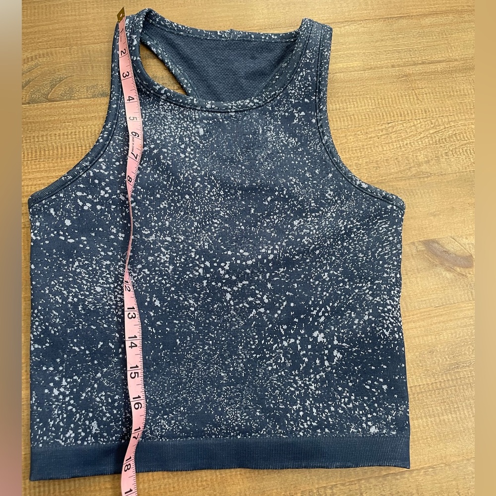 Lululemon Blue Splatter Top - Picture 5 of 6